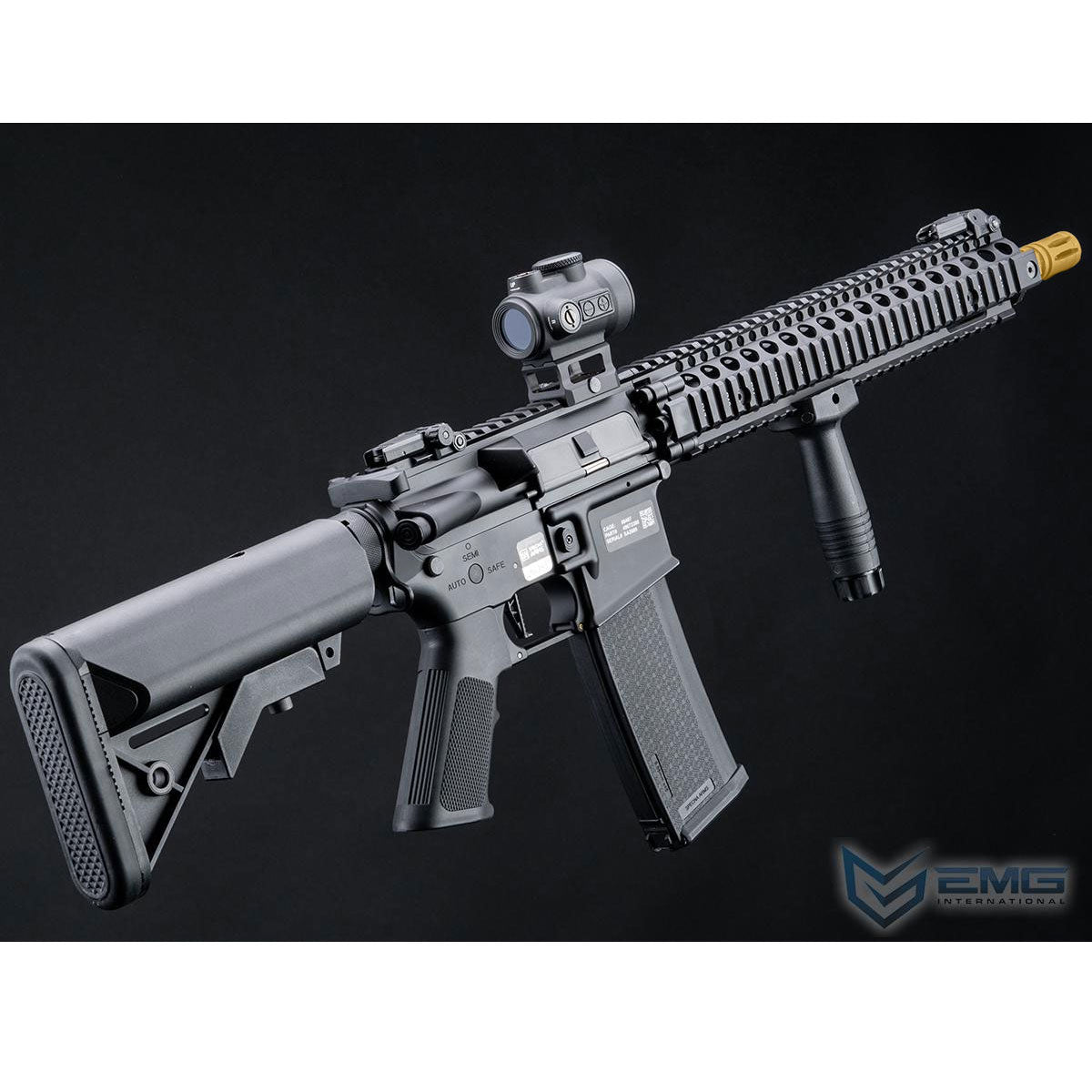 EMG Helios Daniel Defense Licensed DDM4A1 Carbine EDGE 2.0 Airsoft AEG Rifle by Specna Arms - Black