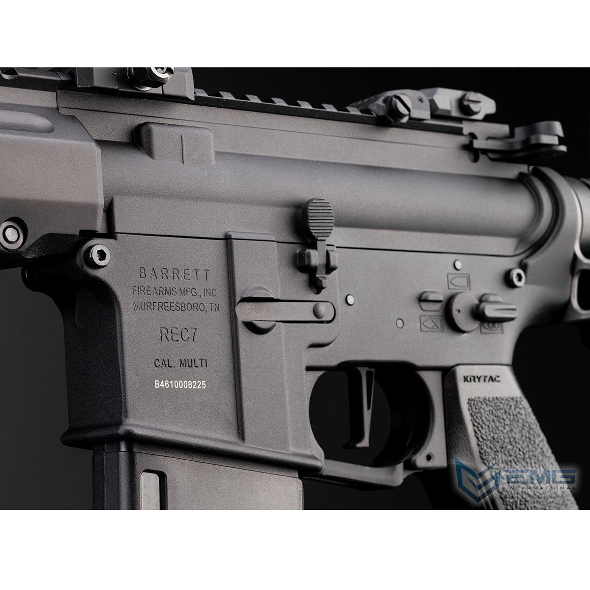 EMG / KRYTAC / BARRETT Firearms Licensed REC7 MK3 Airsoft AEG Rifle - SBR - 350fps