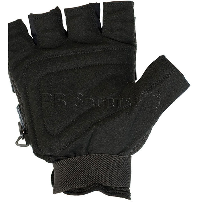 Valken V-Tac Half Finger soft Gloves - Black XL