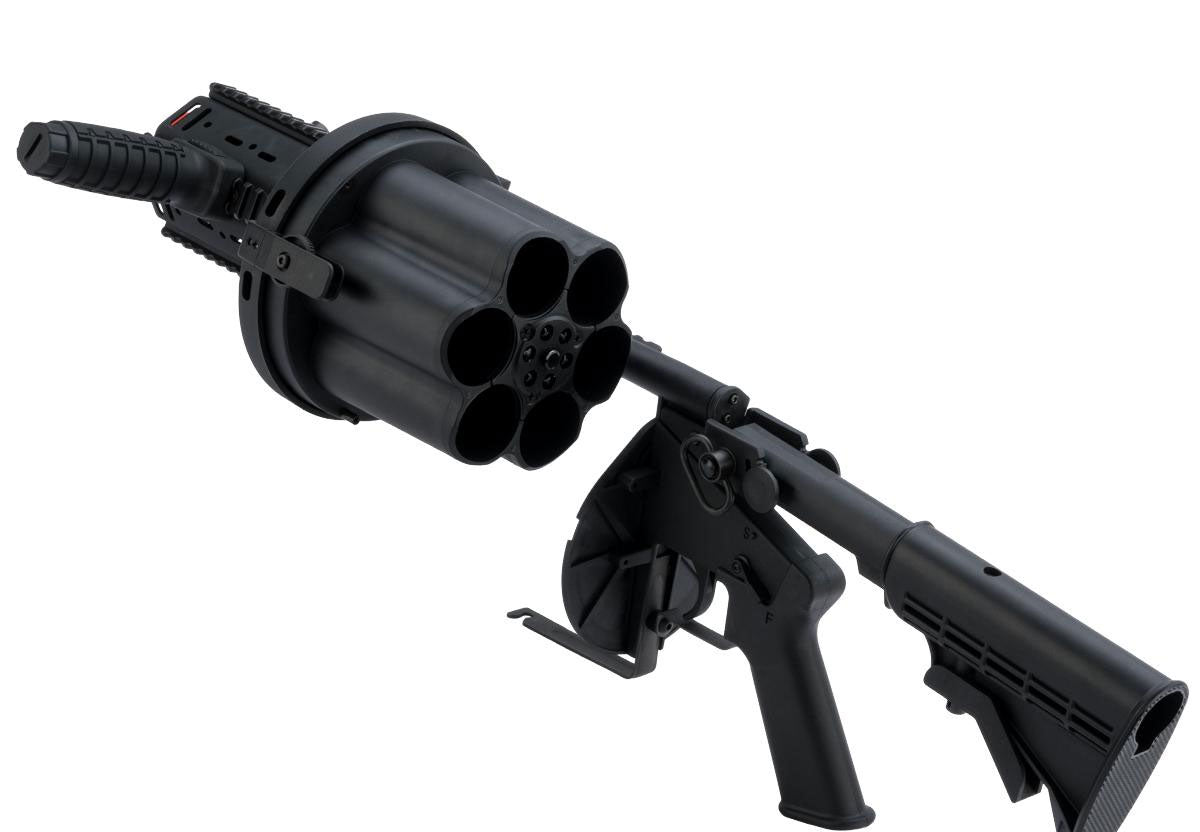 ICS MGL Full Size Airsoft Revolver Grenade Launcher Gen 2 Short - Black