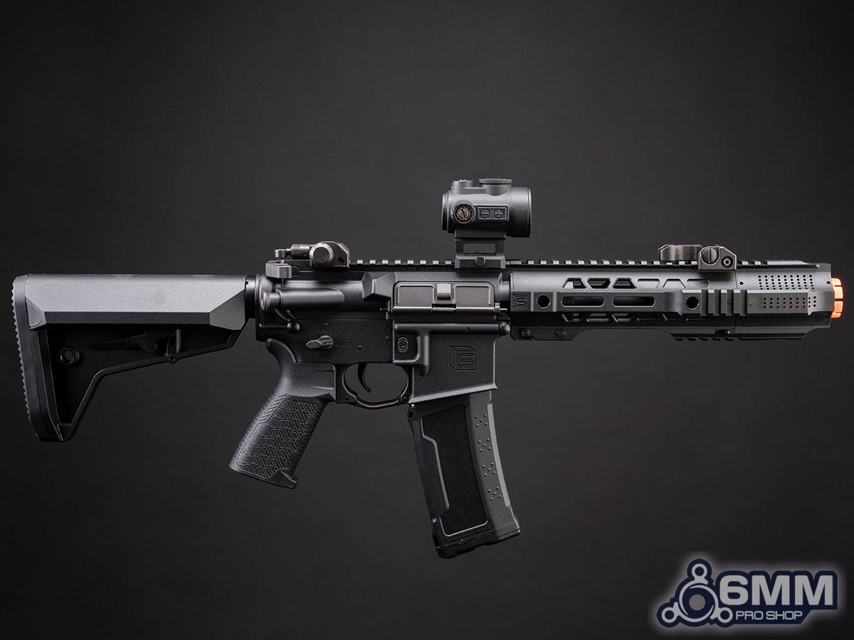 6mmProShop SAI Licensed GRY AR-15 Airsoft AEG Rifle - Black - 6.5"
