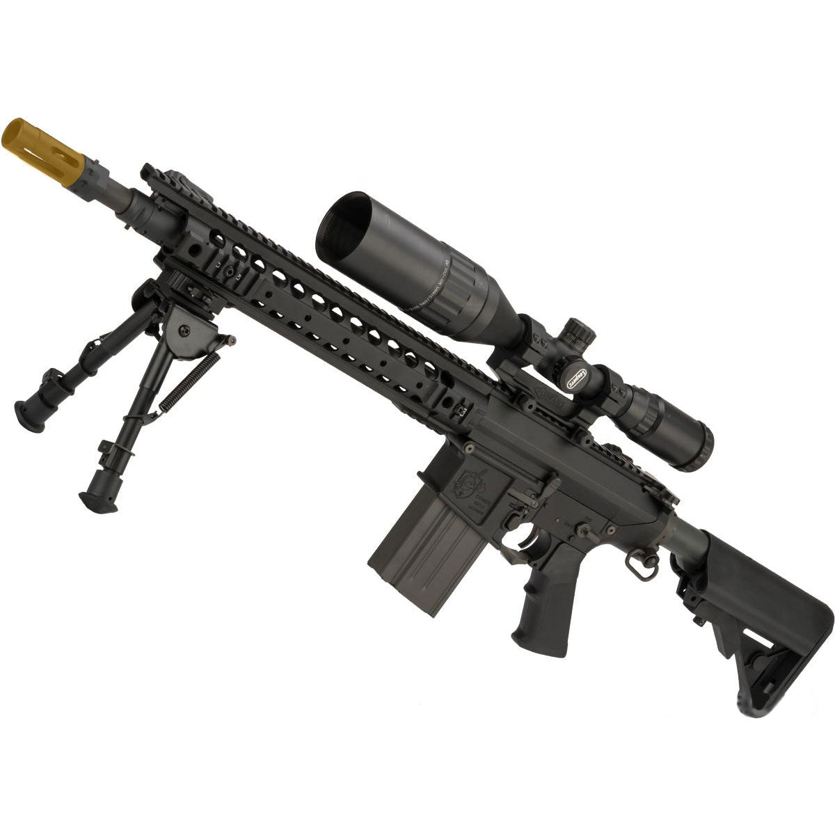 ARES Knight's Armament Licensed SR25-M110K Airsoft AEG DMR - Black