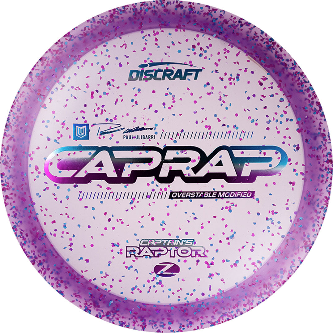 Discraft 2026 Paul Ulibarri Z Confetti Captain's Raptor Disc