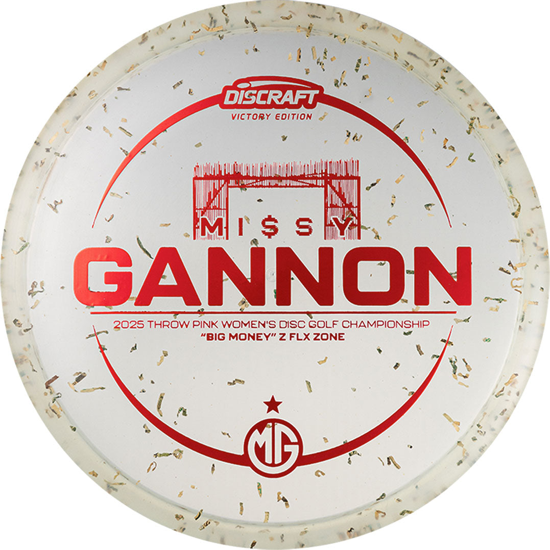 Discraft Shredded Money FLX Zone Disc - Missy Gannon 2025 Throw Pink Champion