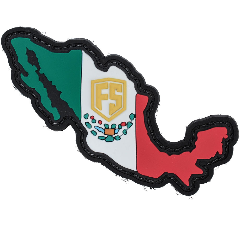 First Strike PVC Velcro Patch - Mexico Country Outline