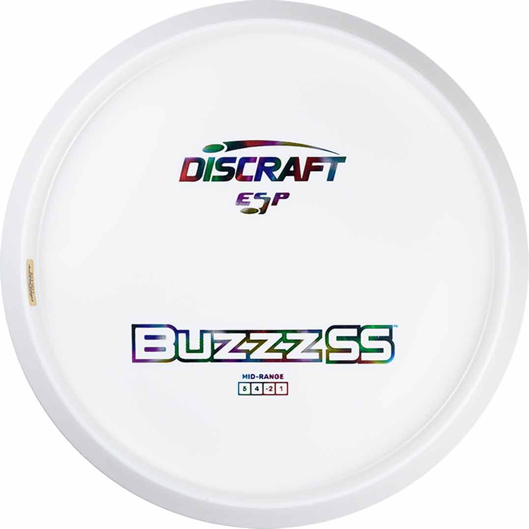 Discraft White ESP Buzzz SS Disc - Bottom Stamped