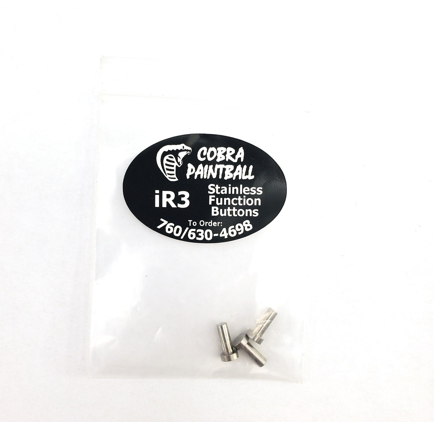 Cobra Stainless Steel Function Buttons for Angel (Long)