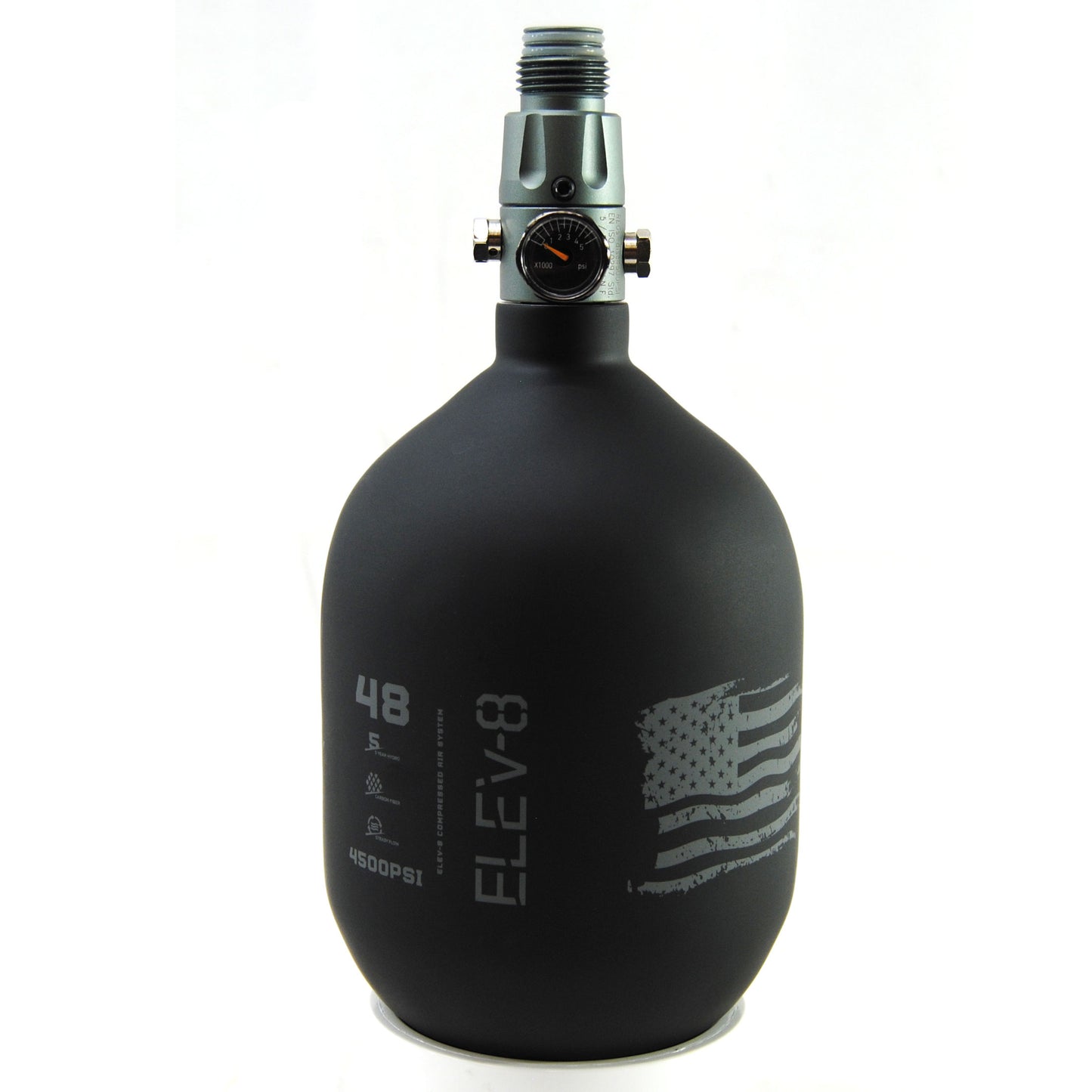 ELEV-8 Products Carbon Fiber HPA 48ci/4500psi Tank - Matte