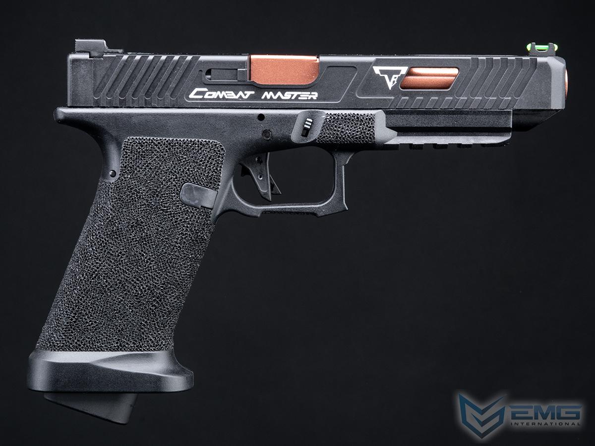EMG Custom TTI JW2 Polymer Combat Master Slide + Ultimate GBB Frame Custom Gas Blowback Airsoft Pistol