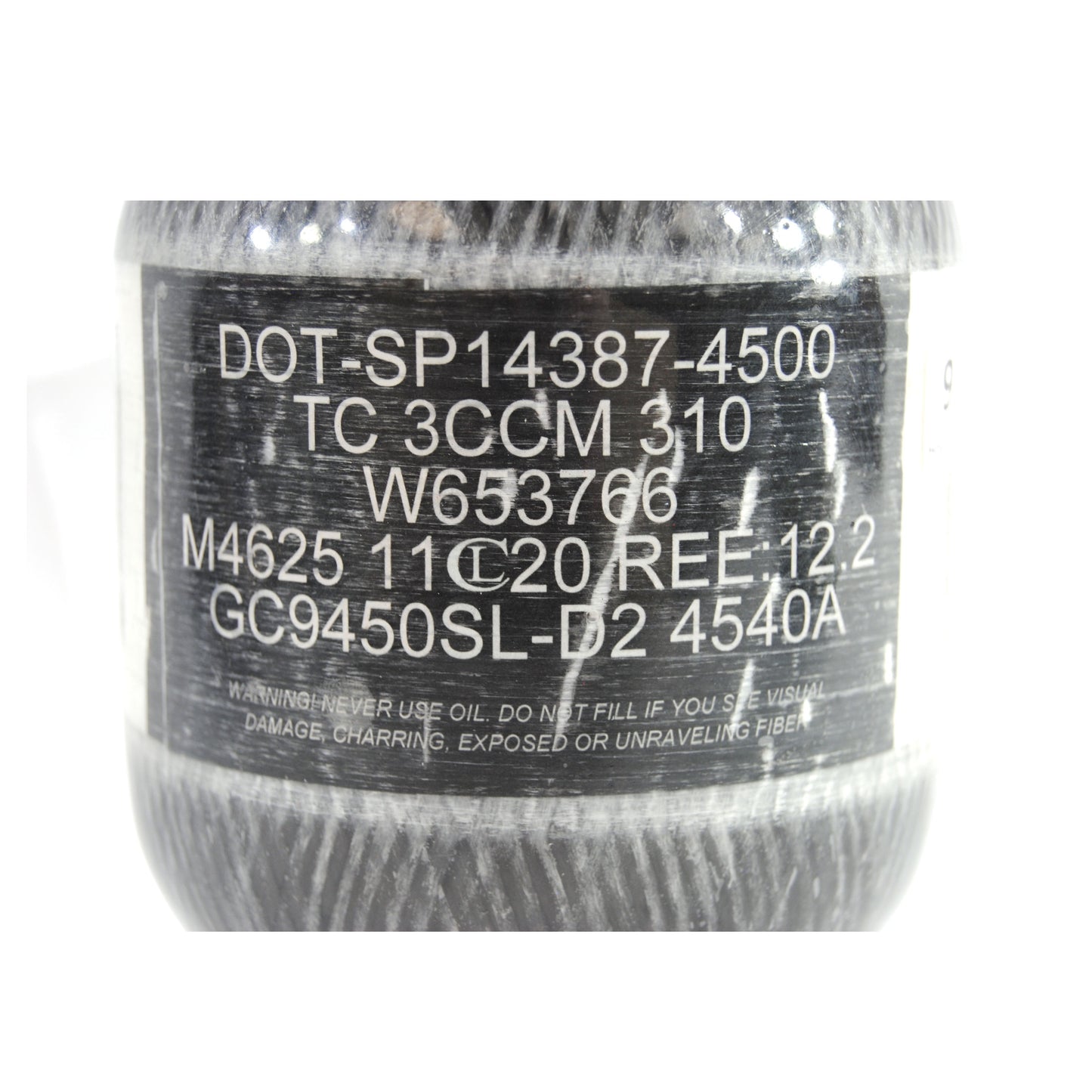 Used Empire 48ci/4500psi Tank - Grey