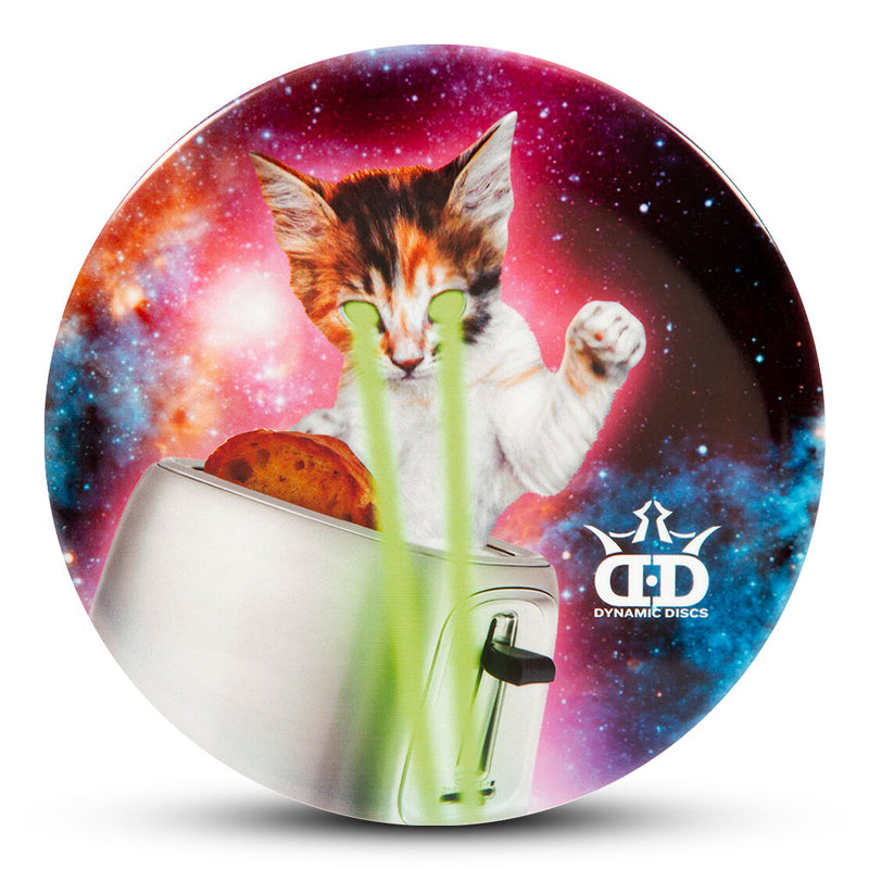 Dynamic Discs Fuzion Justice Disc - Dyemax Space Kitty Toaster