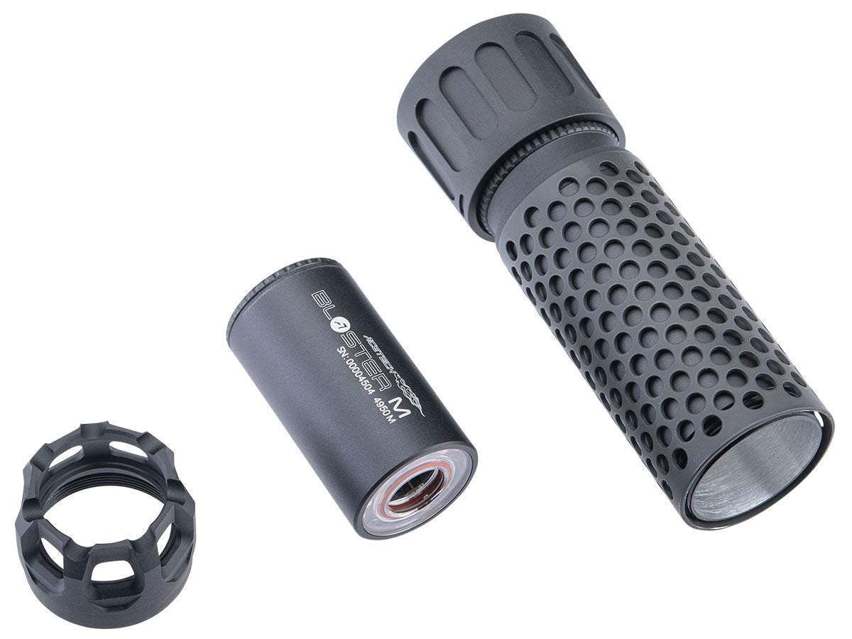 AceTech Predator MkIII Quick Detach Mock Airsoft Suppressor w/ Blaster MS Airsoft Tracer Unit