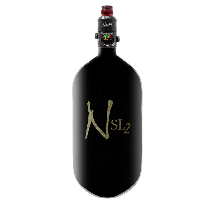 Ninja 77ci/4500psi SL2 HPA Tank - Black/Gold