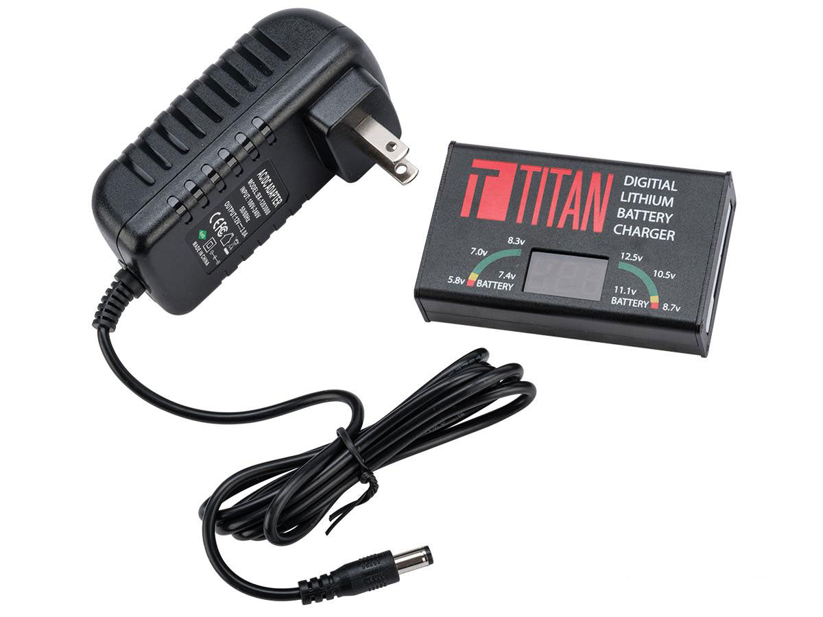 Titan Power Digital Charger for LiPo Airsoft AEG Batteries - USB-C Charger