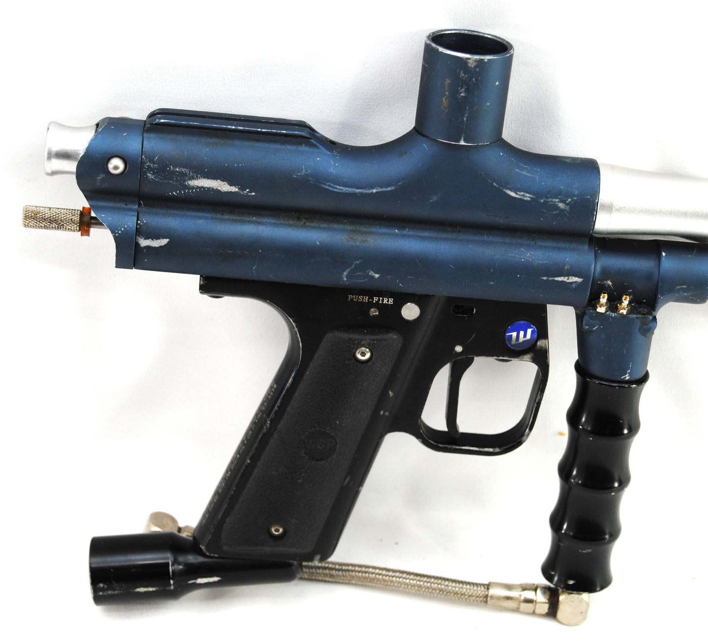 Used WGP Trilogy Autococker Pump - Blue/Silver