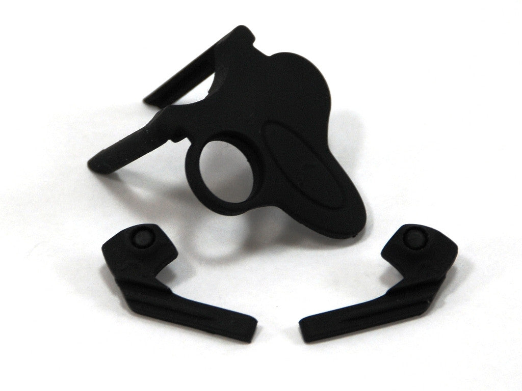 3 Part Eye Ribbon Cover Black - Angel Paintball Sports
