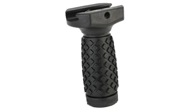 G&P Tactical Rubber Vertical Grip Diamond Pattern / Short / Black - NC Star