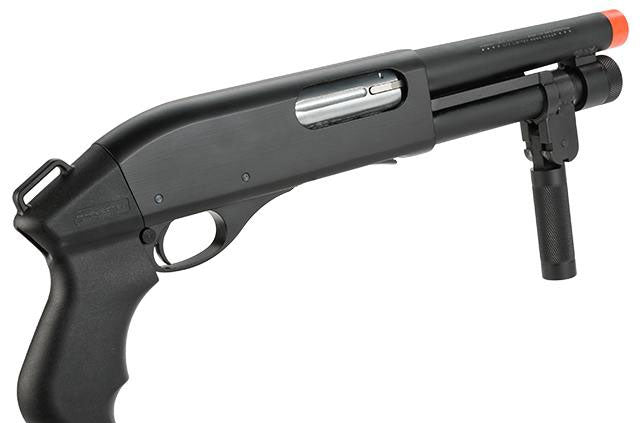 APS CAM870 Shell Ejecting Tactical Pump Action Gas Airsoft MKII