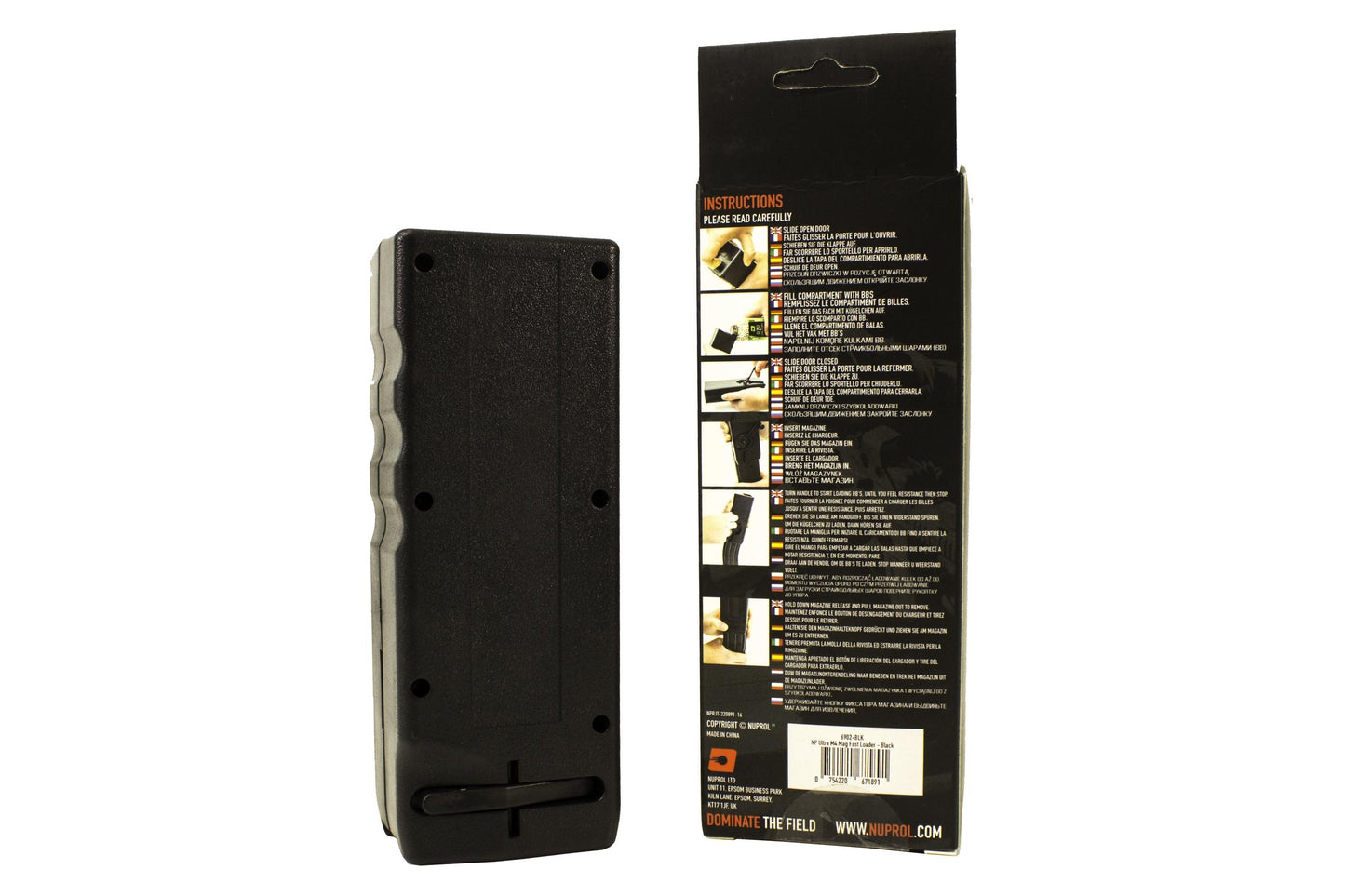 Nuprol Ultra Airsoft Magazine Fast Loader - Black