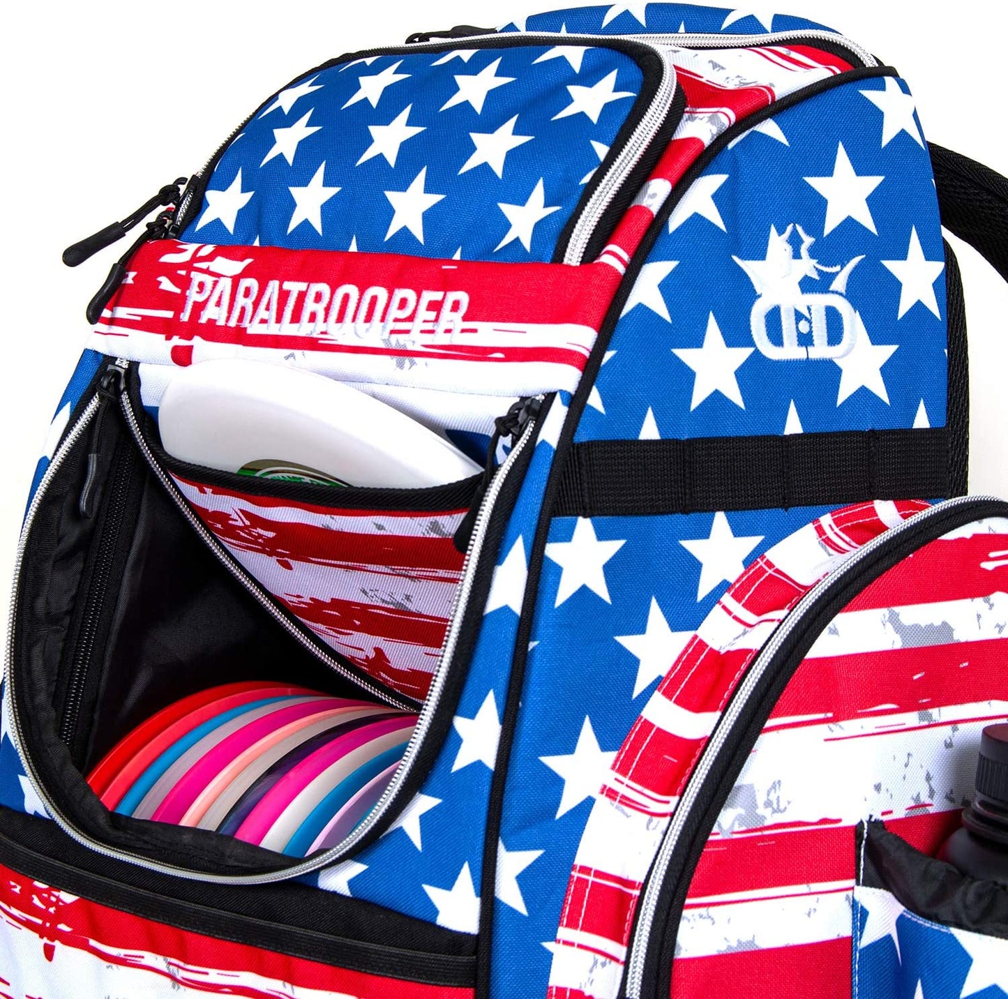 Dynamic Discs Paratrooper Disc Golf Bag - Star and Stripes - Dynamic Discs