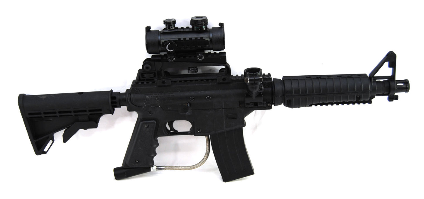 Used Tippmann Alpha Black Elite w/ E-Grip & Red/Green Dot - Black - Tippmann Sports