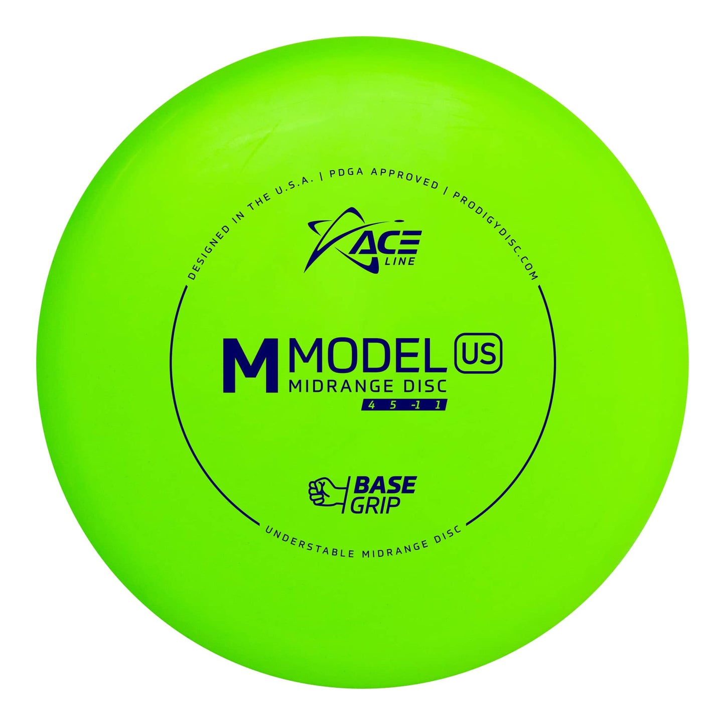 Prodigy Ace Line M Model US Midrange Disc - Basegrip Plastic