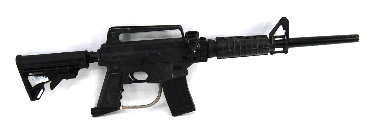 Used Tippmann Alpha Black w/ E-Grip & Smart Part Barrel - Black - Tippmann Sports