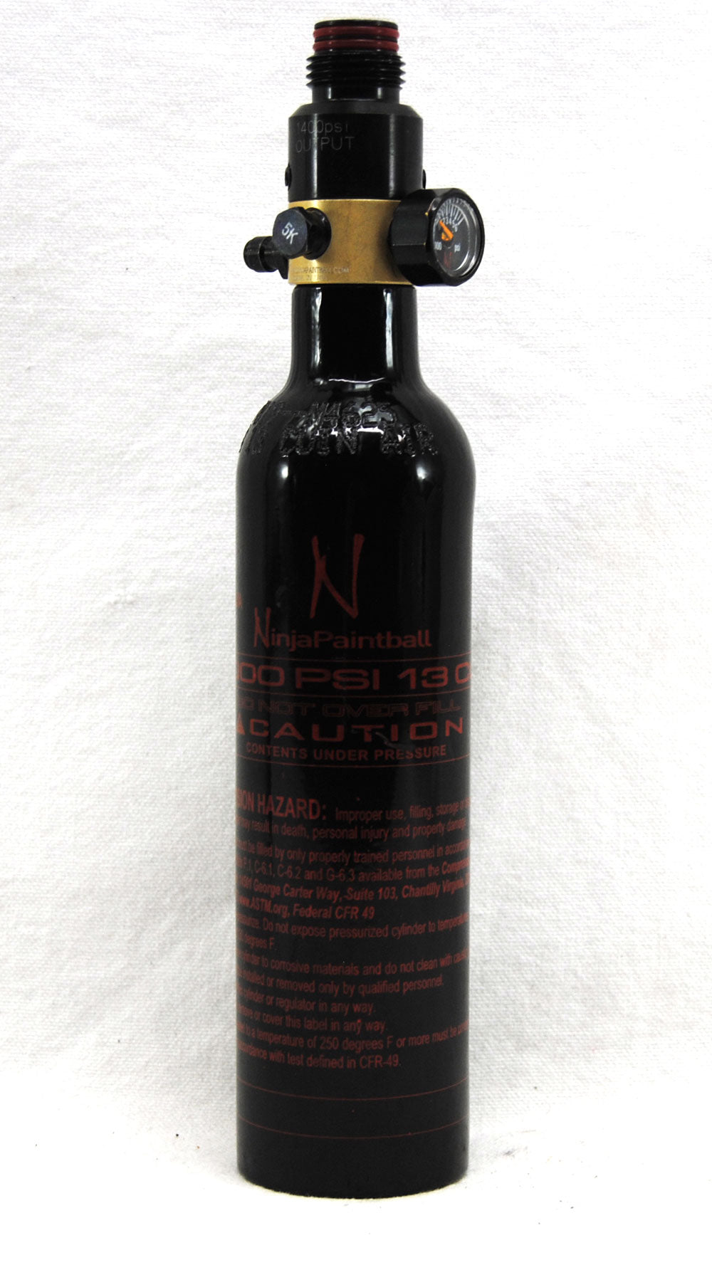 Ninja 13ci 3000psi HPA Tank - 1400 Output Tank for Umarex Gauntlet - Ninja