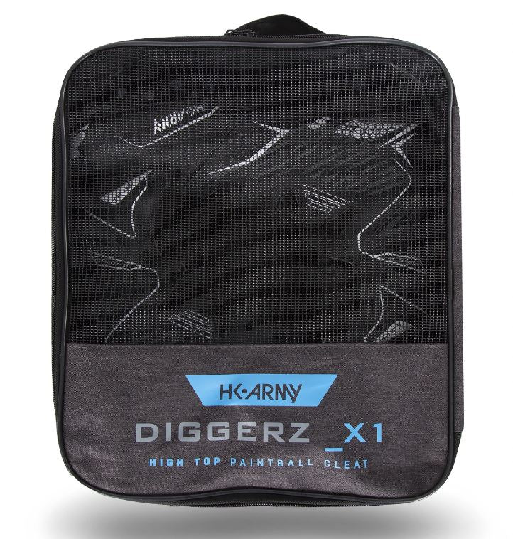 HK Army Driggerz X1 Hightop Paintball Cleat - Size 10 - Black/Grey - HK Army