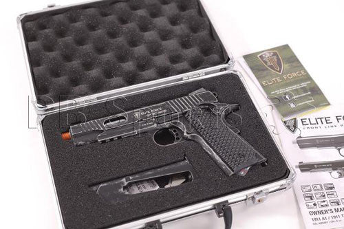 Elite Force 1911 Tac Limited Edition Airsoft CO2 Blow Back Pistol w/ Case - Elite Force