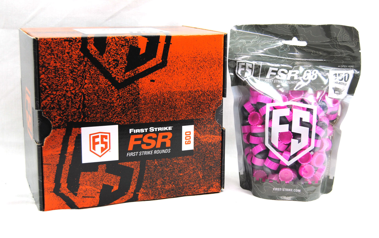 First Strike Rounds - 600 Count - Smoke/Pink - Pink - First Strike