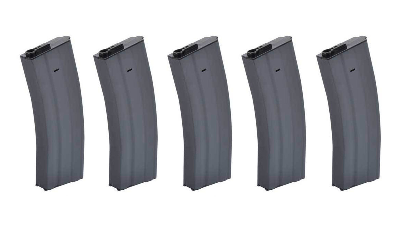 Firepower M4 190rd Metal Midcap Magazine - 5 Pack - Palco