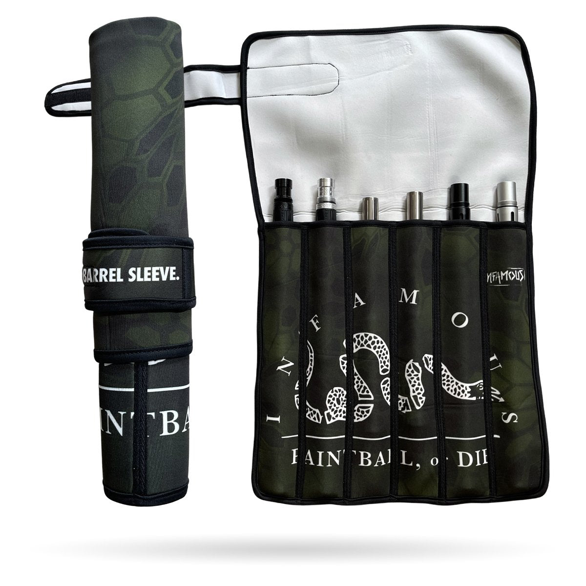 Infamous Paintball 6x Barrel Sleeve Wrap