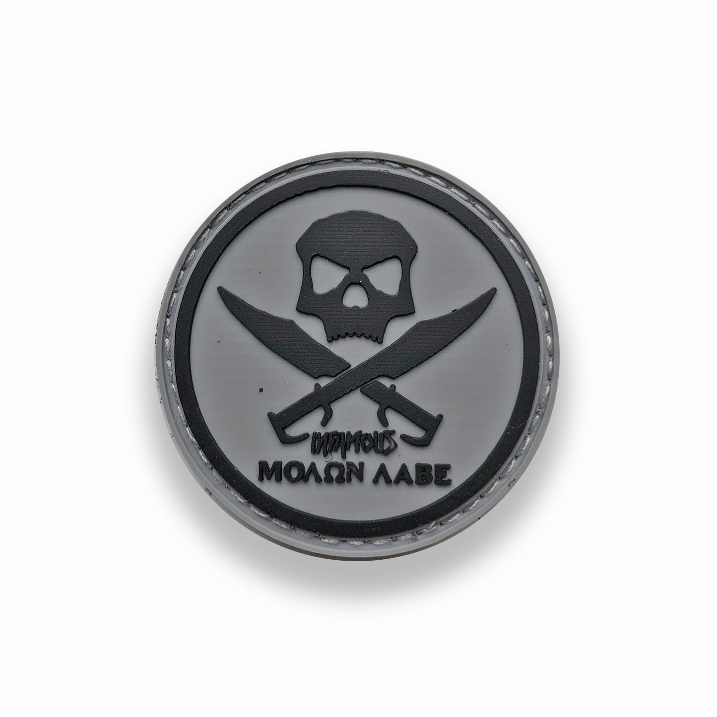 Infamous Paintball Molon Labe Circle Patch (2x2) - Infamous