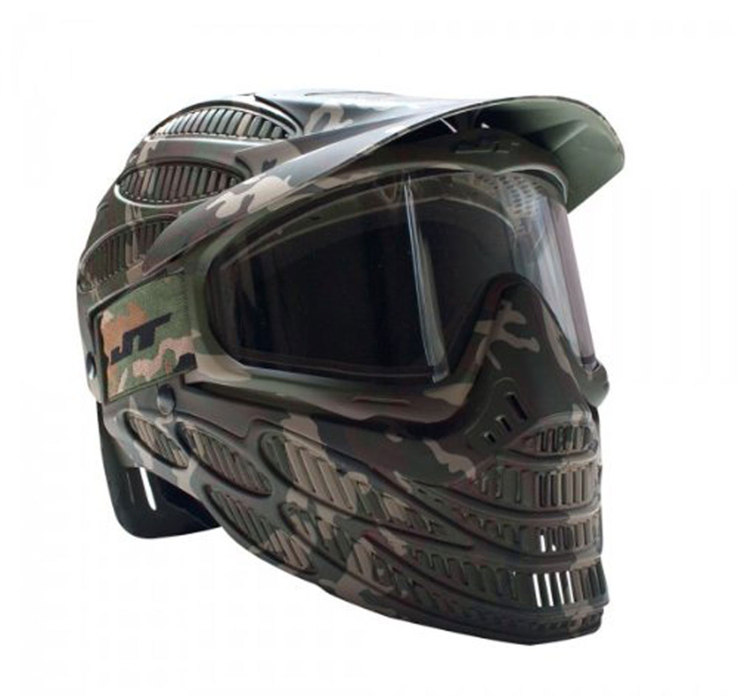 JT Spectra Flex 8 Full Head Paintball Mask - Camo + Vortex II Fan - JT