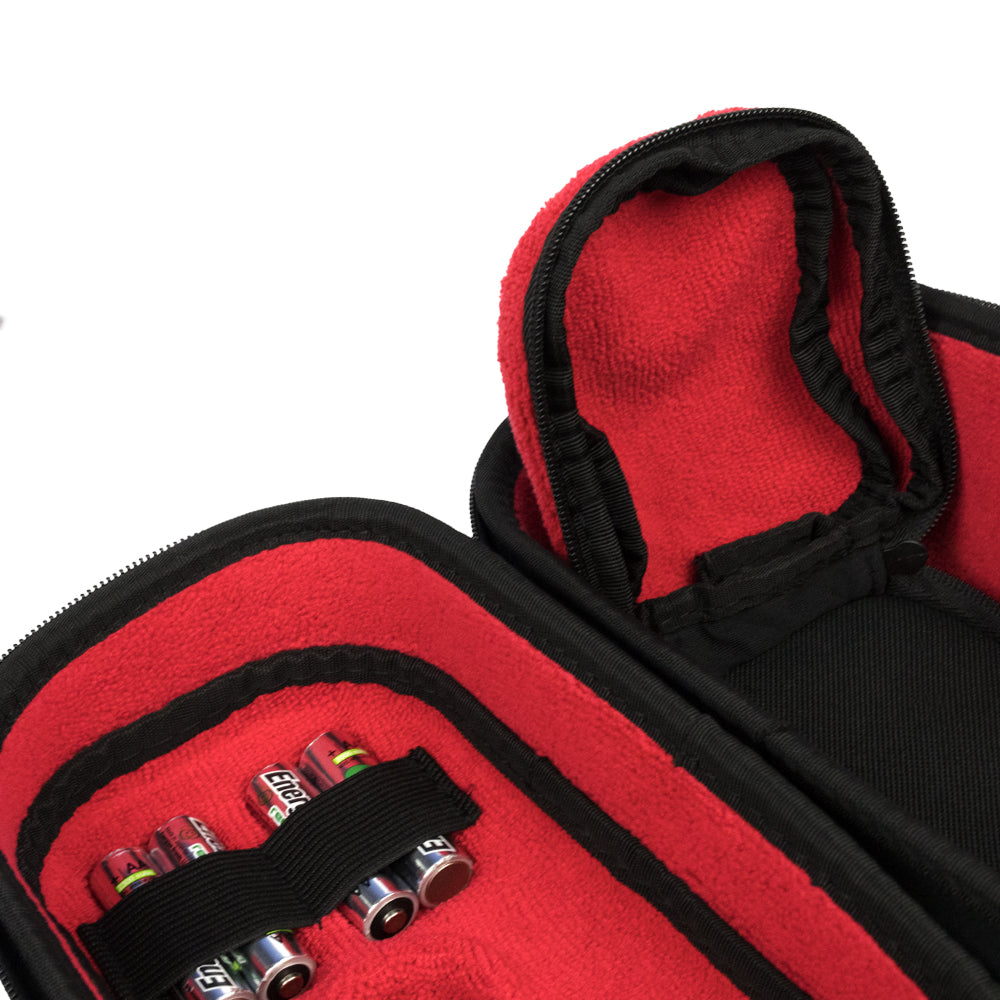 Exalt Paintball Carbon Loader/Goggle V3 Case Combo - Red - Exalt