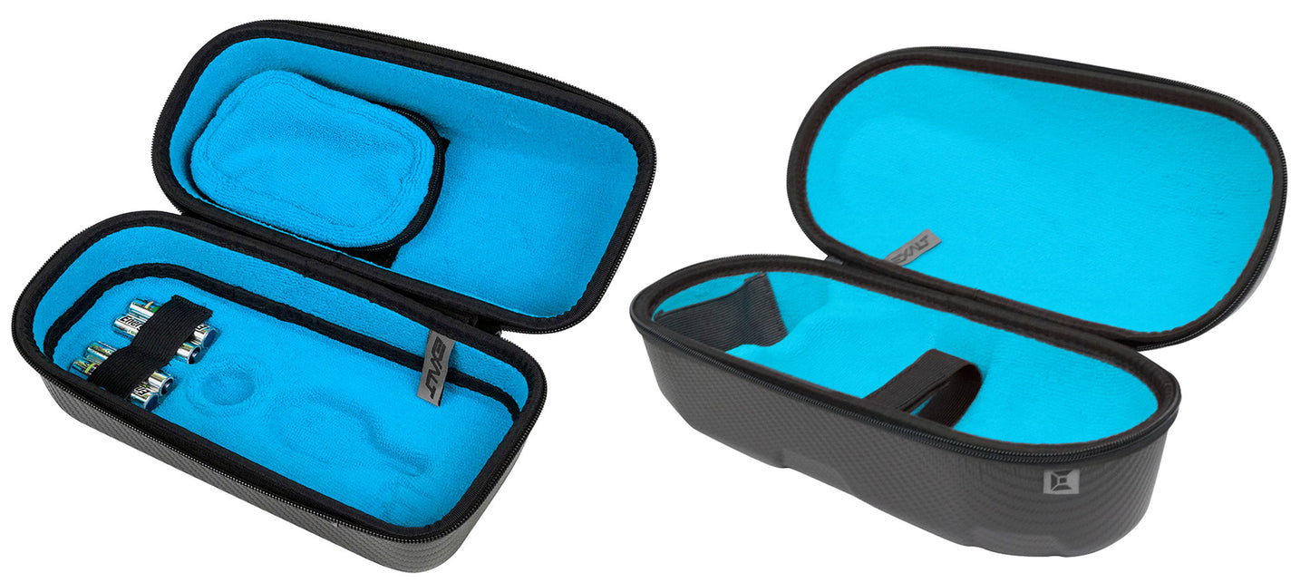 Exalt LE Universal Carbon Loader & Tank Case - Charcoal Grey / Cyan Microfiber - Exalt