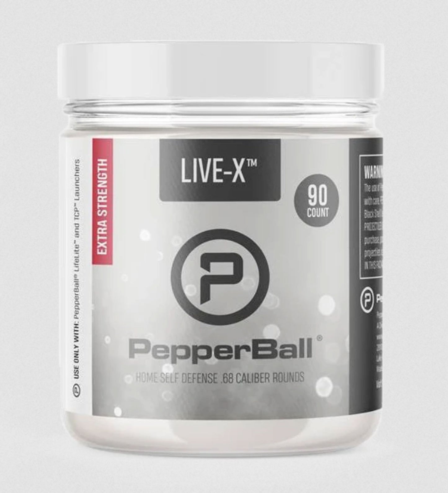 PepperBall Live-X Projectiles - 90 Rounds - Pepperball