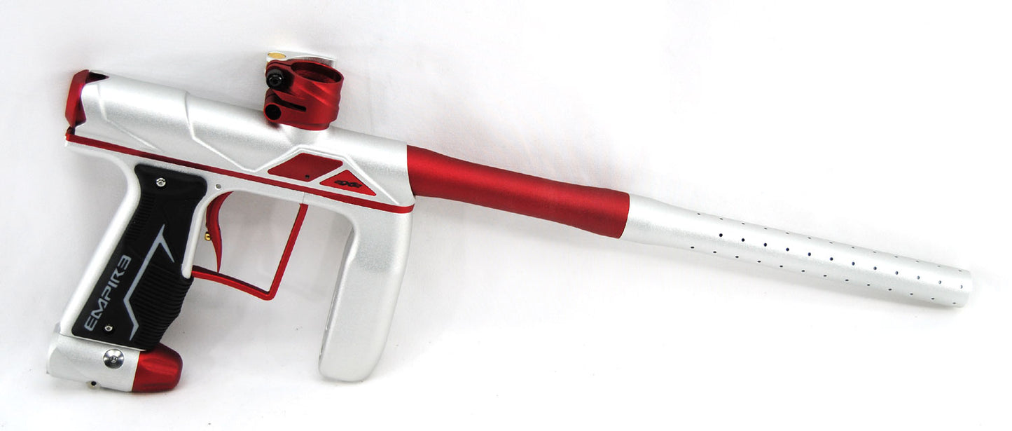 Empire Axe Pro Paintball Marker - Dust Silver / Red - Empire