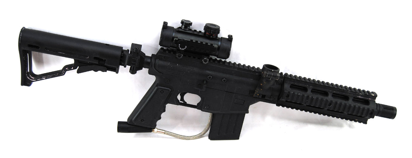 Used Tippmann Project Salvo w/ E-Grip & Raptor Red Dot Sight - Black - Tippmann Sports