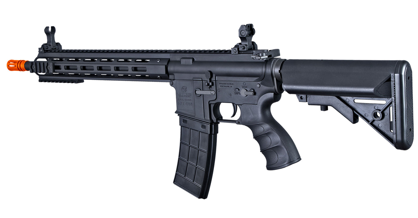 Tippmann Recon AEG Airsoft Carbine Rifle 14.5" Barrel M-Lok Shroud - Black - Tippmann