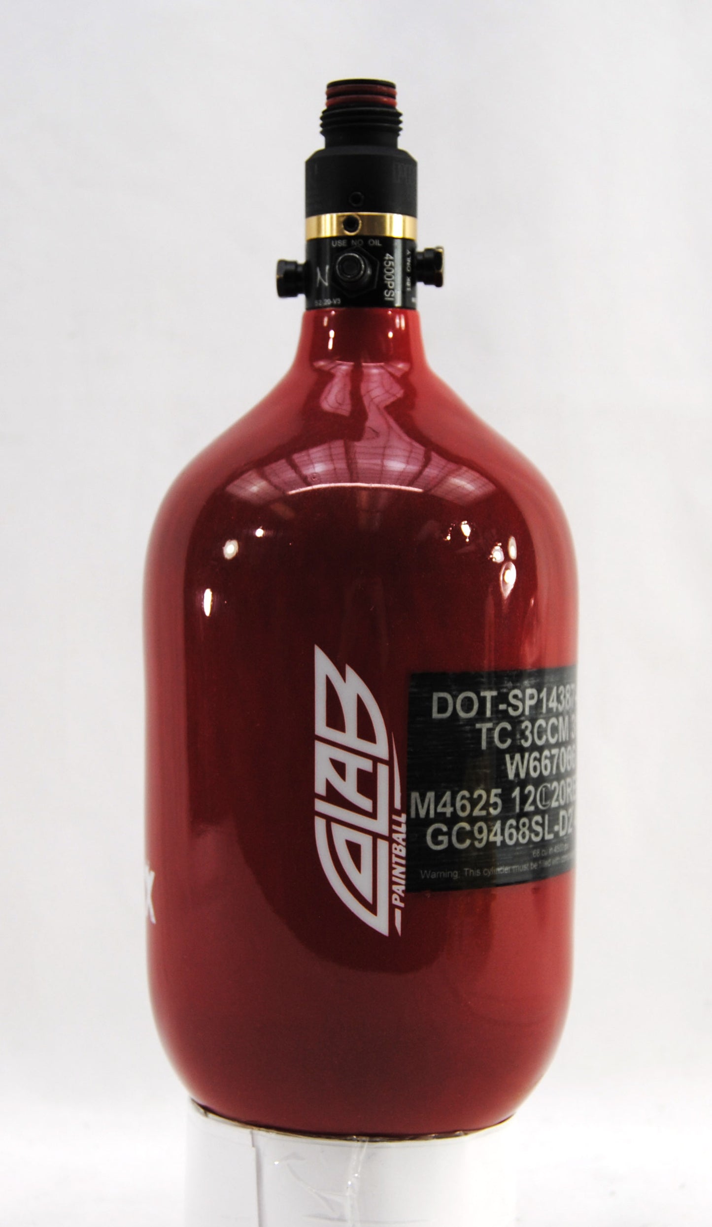 Ninja METALLIX 68ci 4500psi HPA Tank - Red - Ninja Paintball