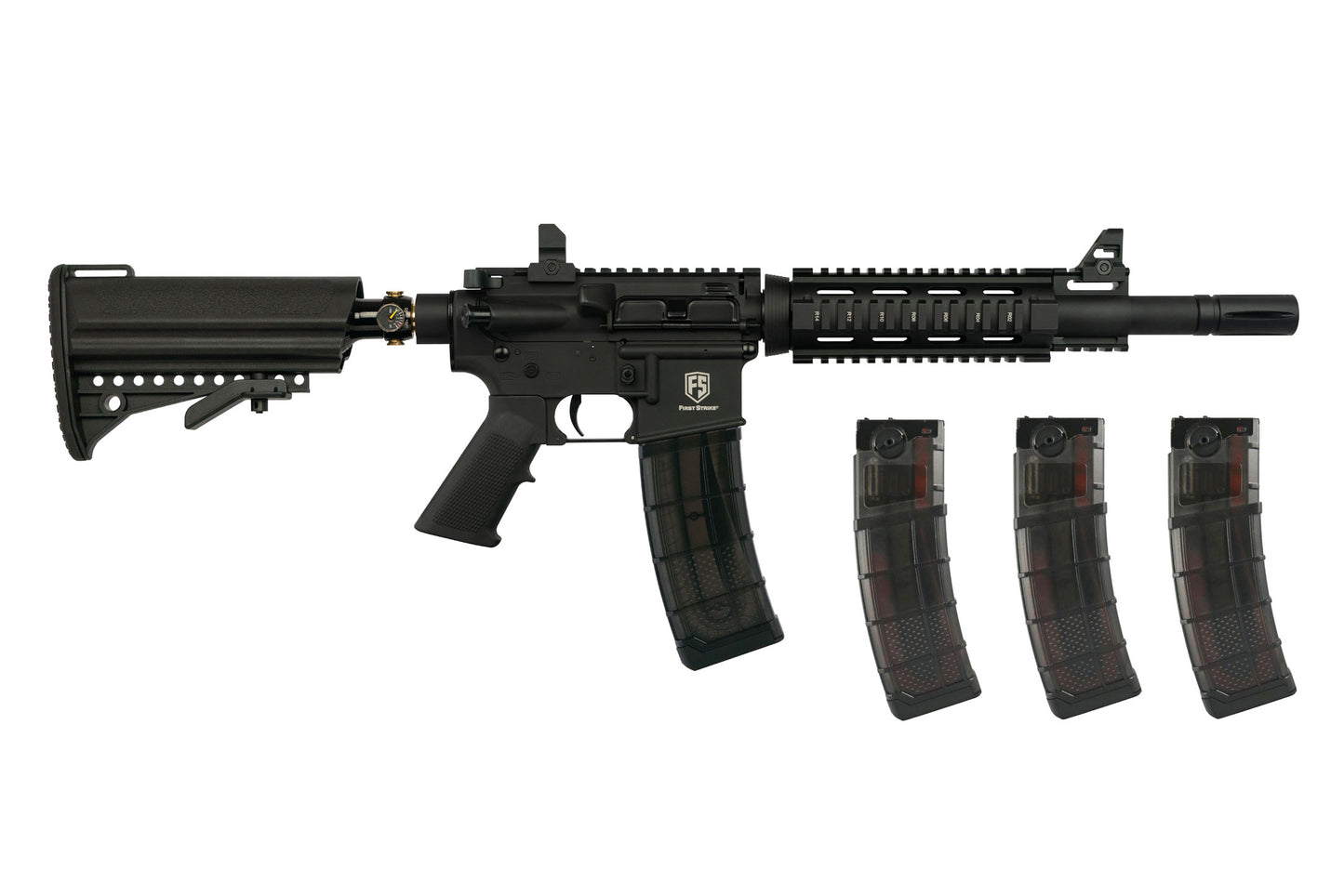 First Strike T15 Tiberius Arms Paintball Marker + 2 pack of V2 Smoke Mags - First Strike
