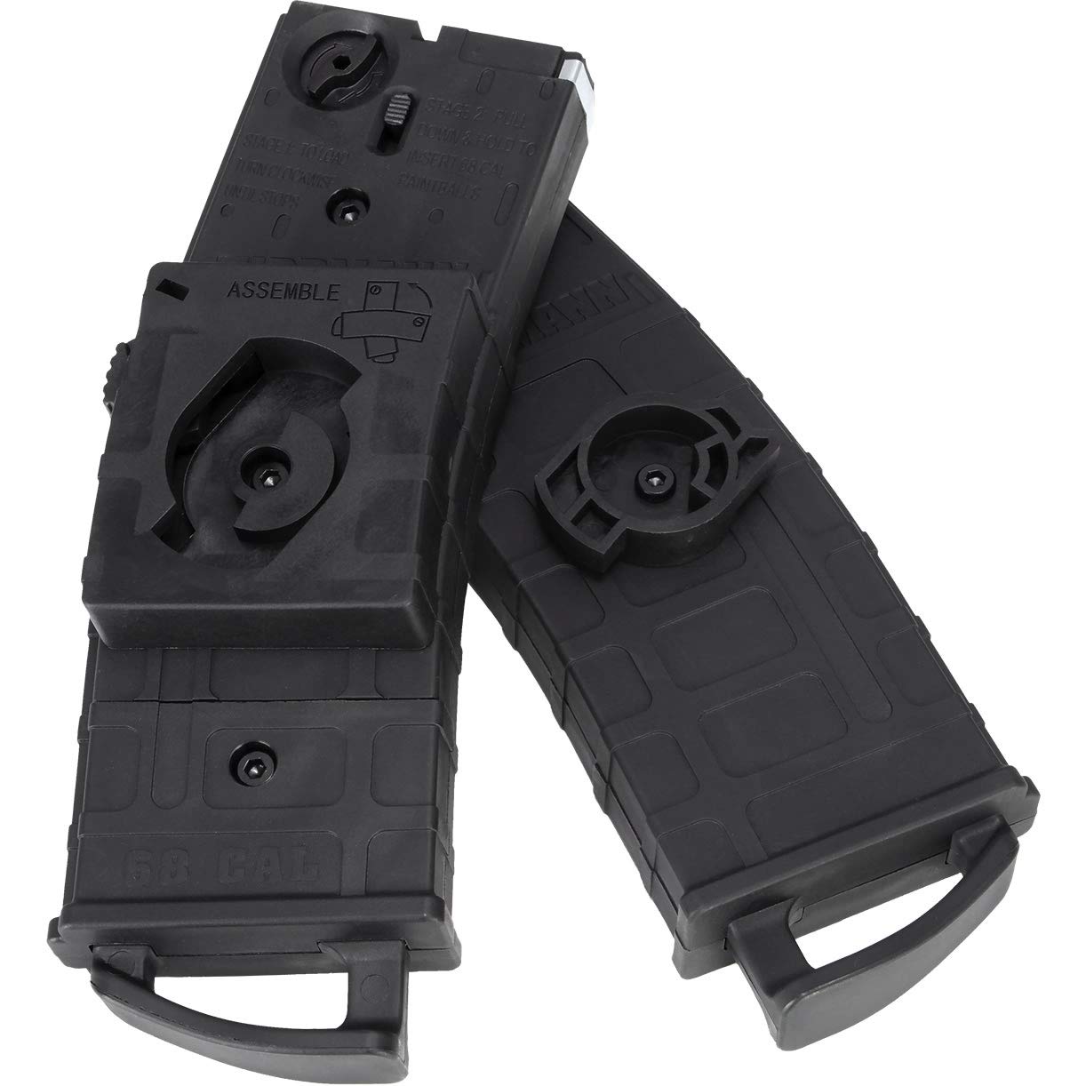 Tippmann TMC/Stormer Magazine w/ Coupler 2 Pack - 20 Ball - Black - Tippmann Sports