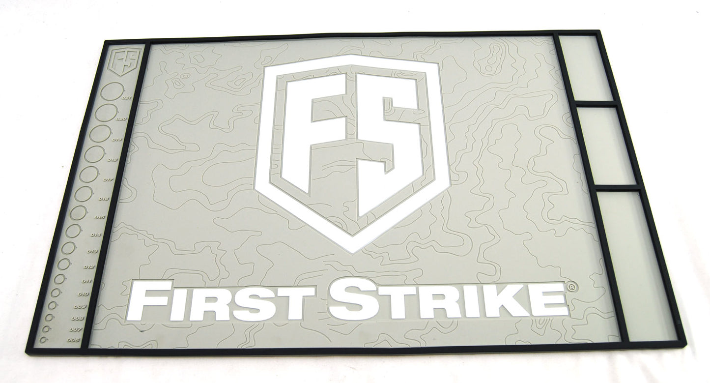 First Strike Tech Mat - 18" x 28" - Grey / White