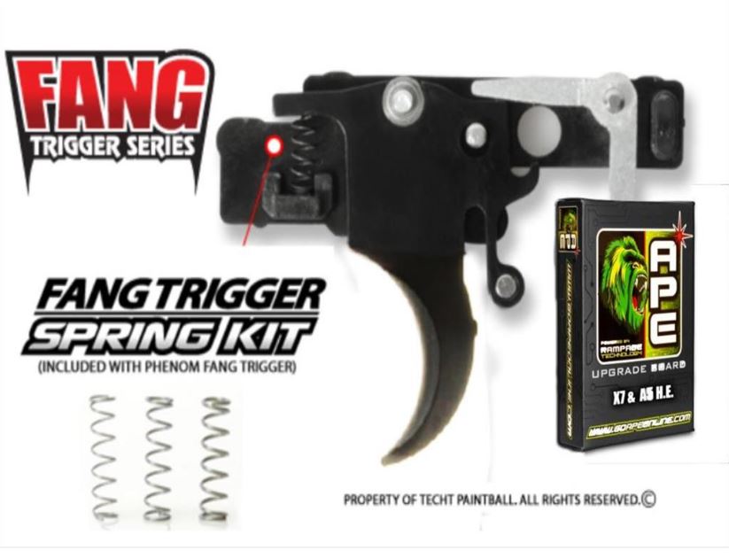 TechT Ultimate Upgrade Combo For X7 & A5 - APE Board & Single Fang Tigger - TechT