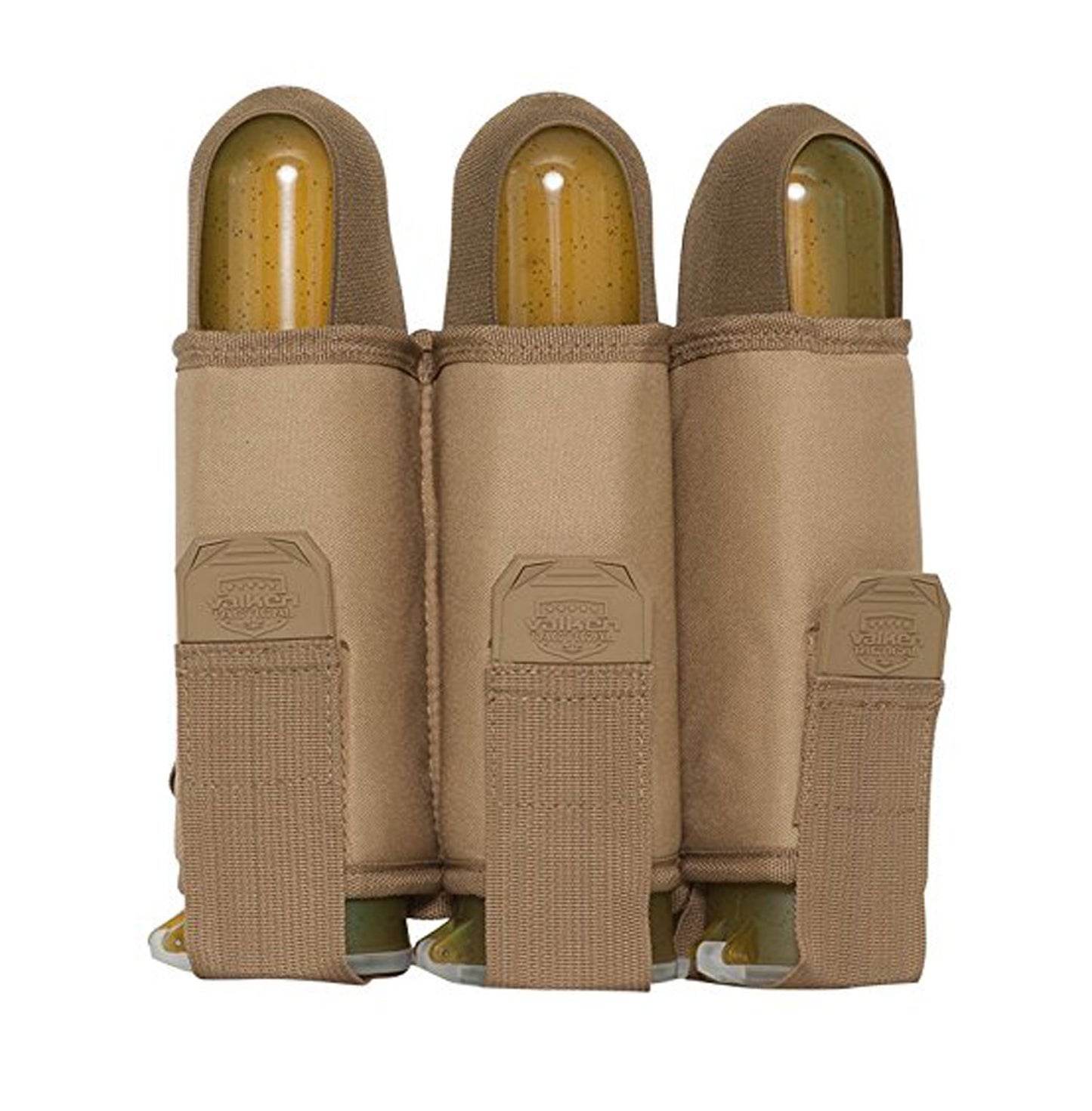 V-Tac 3 Pod Belt Harness - Tan - Valken Paintball