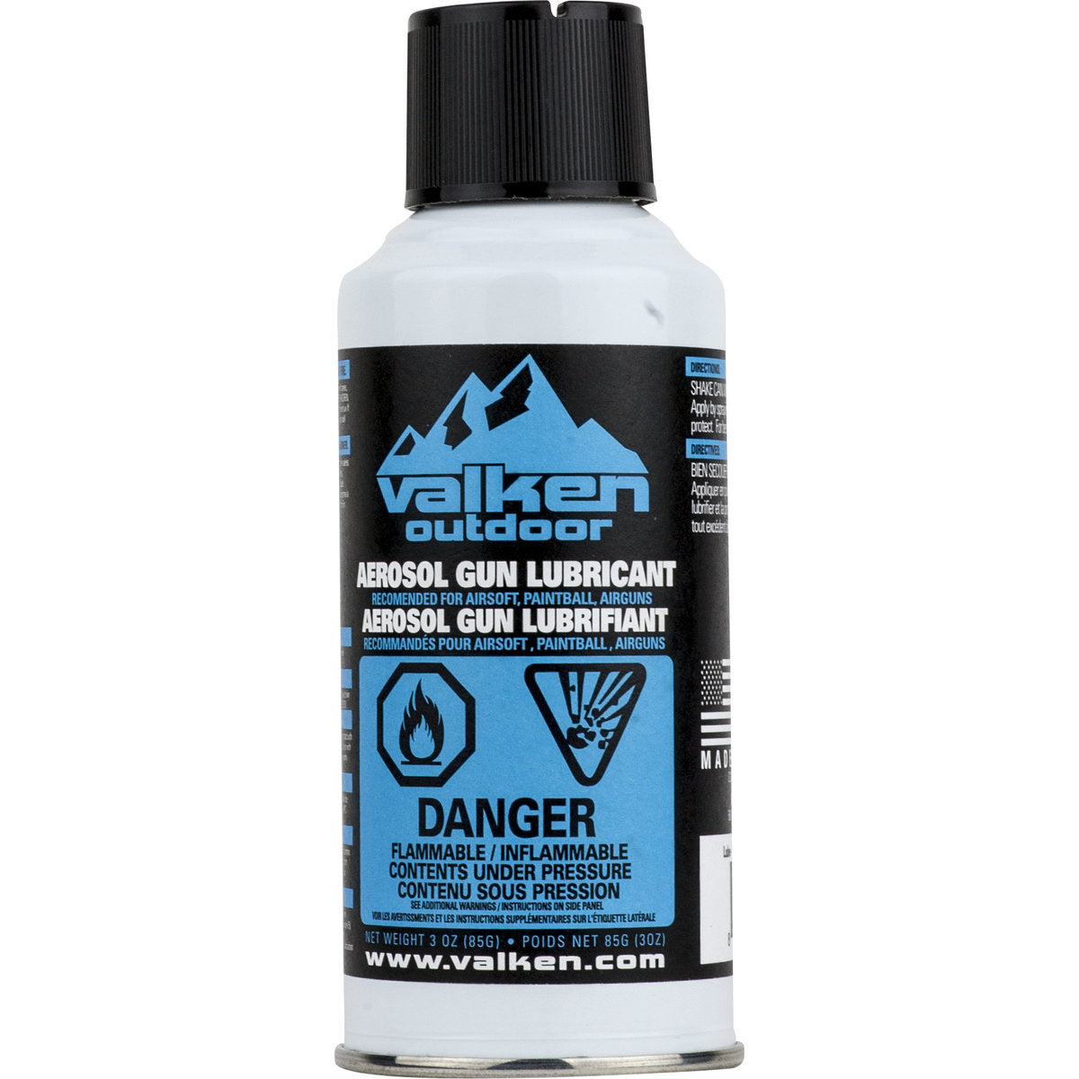 Valken 3 oz Silicone Lubricant Aerosol Spray  PB Sports LLC