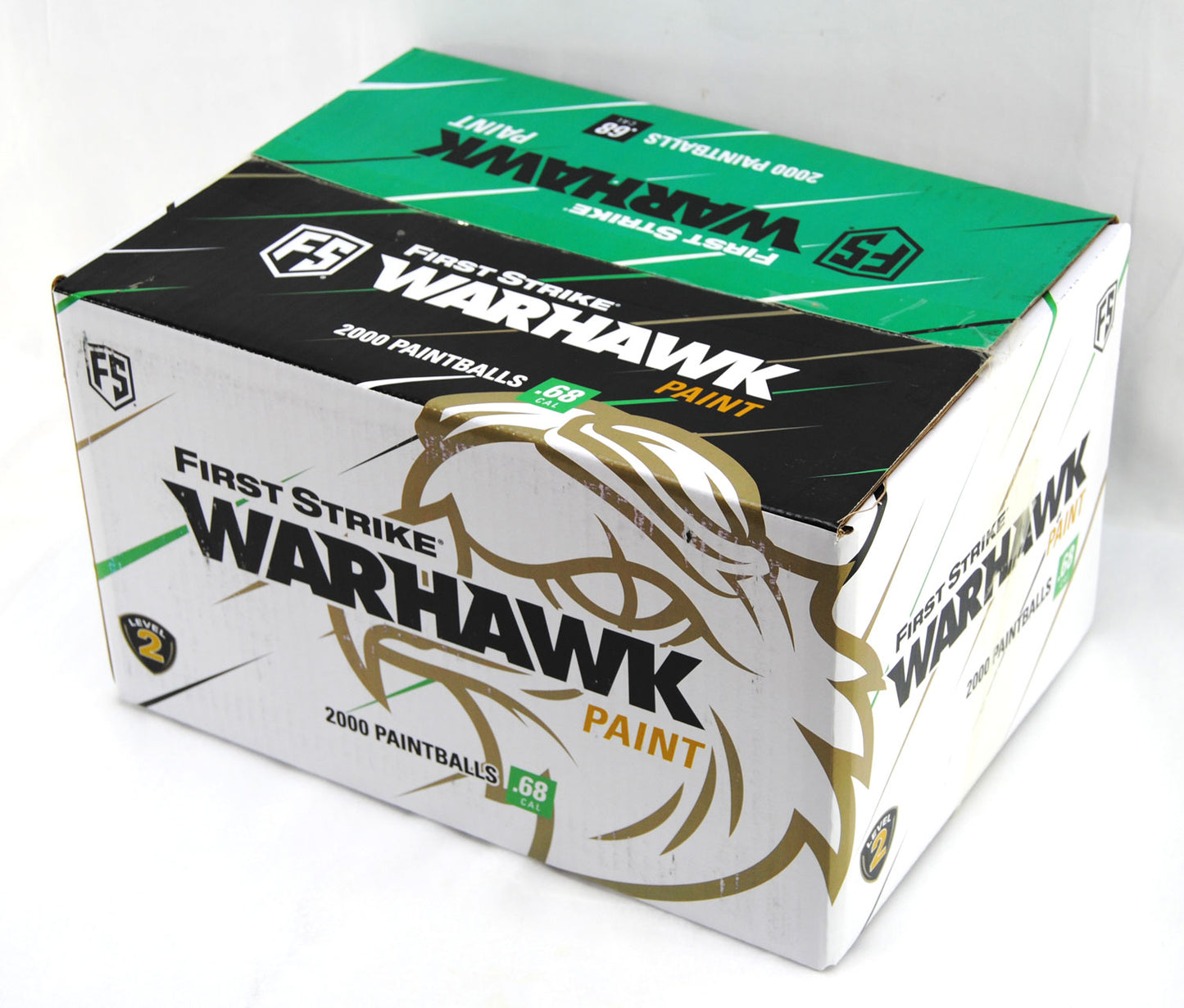 First Strike Warhawk Paintballs 2000 Count Box - Purple & Yellow Shell / Yellow Fill - First Strike