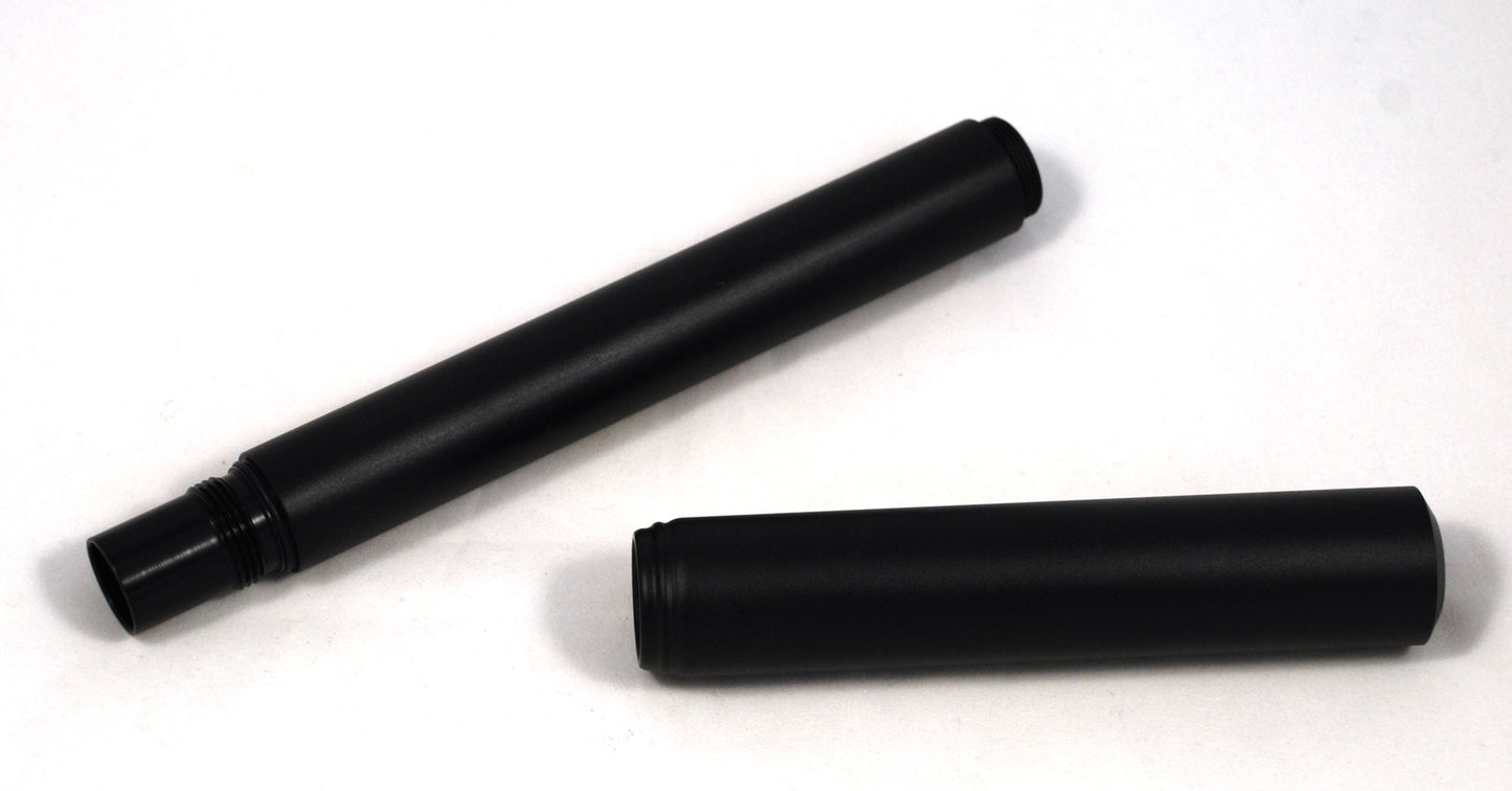 3Skull 8" RECON barrel with threaded Reaper Mock Silencer tip (14" overall) - Autococker - 3Skull